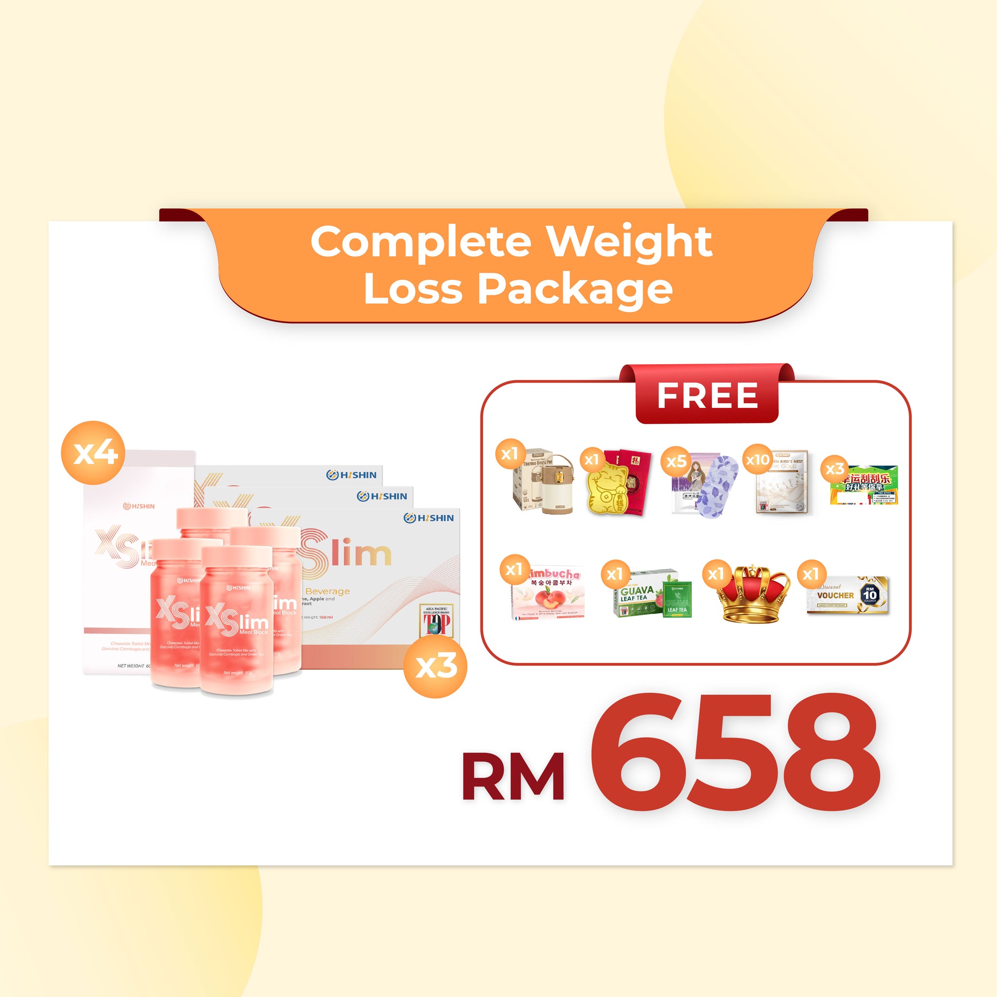 Hishin XSlim Meal Block